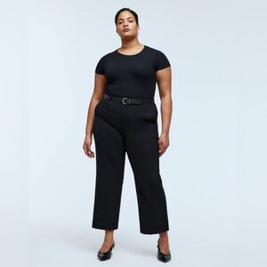 NWT Madewell Plus Flare Ankle Pants 18W Black